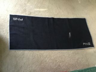 Ping Microfiber Golf Towel 16” X 38” Vgc Rare
