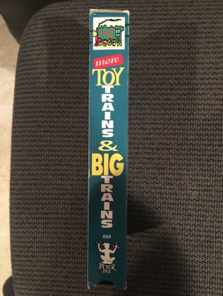 I Love Toy Trains And More Big Trains VHS 1994 TM Books & Video Rare Cover 2