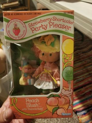 Rare,  Vintage Strawberry Shortcake Peach Blush Doll.