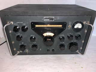 Classic Collins R - 388/urr Receiver With Rare Case And Manuel Good