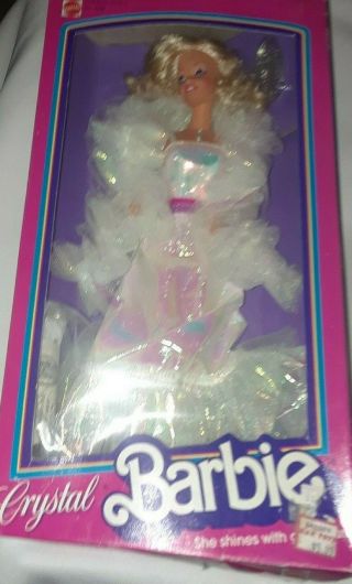 Vintage 1983 Mattel Crystal Barbie Doll 4598 - Open Box - Doll In Cond.