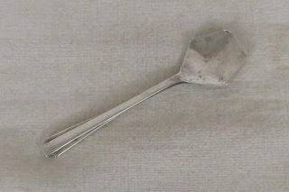 A Fine English Solid Silver Art Deco Mustard / Cruet Spoon Birmingham 1934