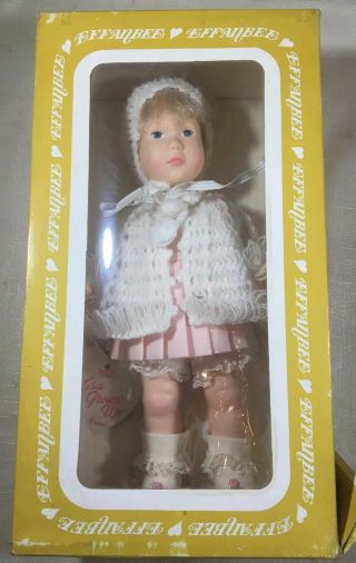 Vintage Effanbee Toddler Doll 1057 Blonde/blue 11” Lisa Grows Up