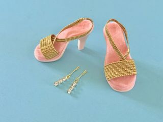 Vintage Madame Alexander Cissy Doll Shoes & Jewelry Miss Revlon Toni