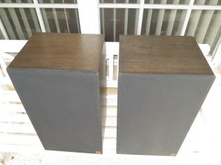 ACOUSTIC RESEARCH AR1 SPEAKERS VINTAGE CABINETS AND WOOFERS RARE 2