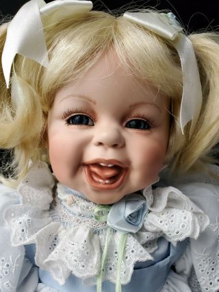 Adorable Rare Porcelain Doll By Fayzah Spanos Alice In Lollyland Lmtd 913/1000