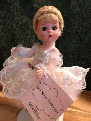 6 - 8” Madame Alexander Doll RED SHOES BALLERINA Style Number 35635 HTF 2