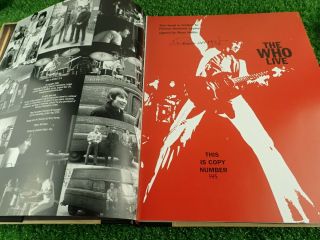 GENESIS PUBLICATIONS - THE WHO LIVE - SIGNED - Compiled by Ross Halfin RARE 2