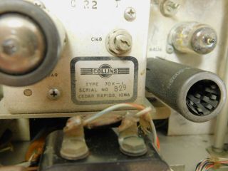 Collins KWM - 1 Vintage Ham Radio Transceiver Prototype Unit Very Rare 3