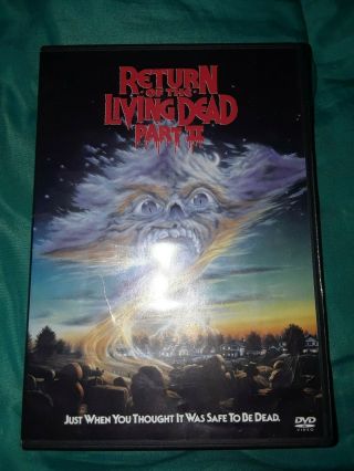 Return Of The Living Dead: Part 2 (dvd,  Like) Rare