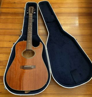 Vintage Sigma Guitar Se - 19 Martin Rare W Martin Hardshell Case Acoustic Electric