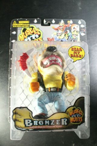 1996 Street Wise Muscle Mutts Bronzer Rare