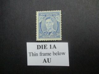 Pre Decimal Stamps: 3d Kgvi Variety - Rare (h297)
