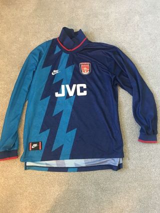 Arsenal Nike 1994 Away Shirt Xxl Long Sleeve Rare