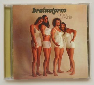 Brainstorm Smile A While Cd,  Includes 3 Bonus Radio Tracks,  Roland Schaeffer,  Rare.