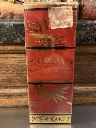 Opium Yves Saint Laurent Ysl Perfumed Body Oil Spray 4.  2 Oz Vintage Rare