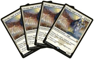 Akroma,  Angel Of Wrath [4x X4] Masters 25 Nm - M White Mythic Rare Cards Abugames