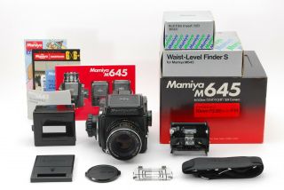 【rare Unused】mamiya M645,  Waist Level Finder,  Sekor C 70mm F2.  8 Lens Japan