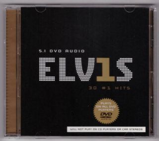 Elvis Presley:30 1 Hits - Bonus Tracks - 5.  1 Surround Sound - Dvd Audio - Omr - Rare/oop