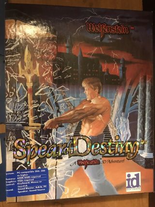 Spear Of Destiny (pc,  1992) 3.  5 Density Disk Rare