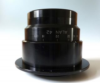 Alan Imaging Products 42 " F/13.  6 Process Lens With Lens Flange Vintage Rare Usa