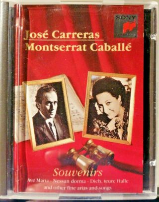 Jose Carreras - Montserrat Caballe Pre Recorded Minidisc - Rare -