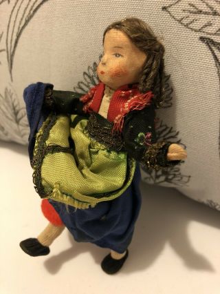 Vintage Erna Meyer Ermey Stockinete 40s/50’s Dollhouse Doll 3