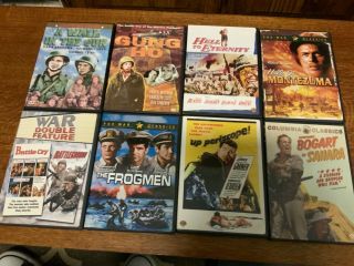 Classic Ww2 Movies,  See Pix For All Titles,  Ex.  Cond,  Rare And Cool Classics
