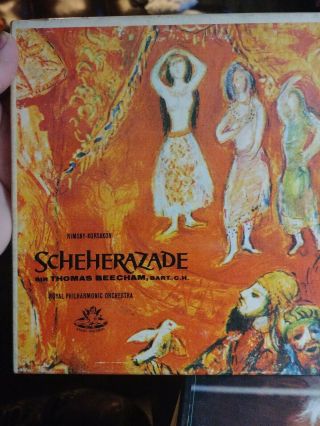 Reel To Reel Tape,  Rimsky Korsakov “scheherazade” 4 Track 7.  5 Ips London Rare "