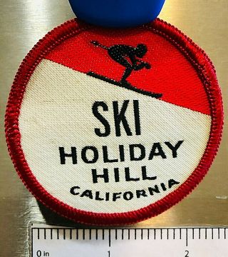 Holiday Hill Ski Area - Vtg Ski Patch Lost Ski Area California (ca)