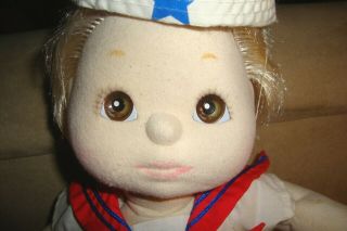 Vintage My Child Boy Doll Mattel 1985 Blonde Sailor 2175 3