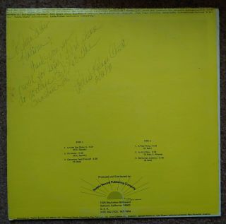 Sons And Daughters Of Lite - Let The Sun Shine In LP Rare Private Jazz 2
