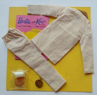 Vintage Barbie KEN “Sleeper Set” 781 (1961 - 63) with Card COMPLETE 2