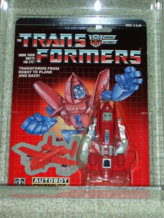 Transformers G1 1985 Afa 80/85/90 Powerglide Autobot Series 2 Hasbro Moc