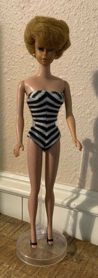 Vintage 1958 Barbie / 1962 Midge Bubblecut Bathing Suit
