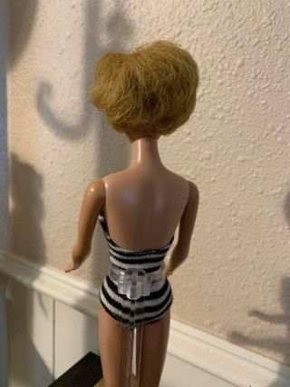 Vintage 1958 Barbie / 1962 Midge Bubblecut Bathing Suit 3