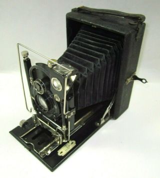 Antique Ibsor DRP Folding Camera 3 - 1/2 by 4 - 1/2 2