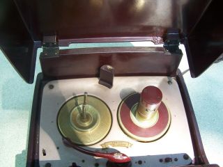 Rare1949 Zenith Twin Seven Radio Record Player 33 & 45 Turn Tables Mod 6g01/g660