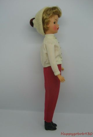 Vintage 1960s Ideal Blonde Tammy Doll Dressed in outfit Face 3