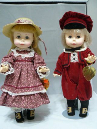 Two 16 " 1978 Effanbee Dolls - Little Suzie Sunshine & Holiday Red Boy Doll