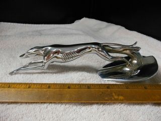 Ultra Rare 1933 - 1934 Ford Greyhound Hood Ornament,  Stand Tail V - 8