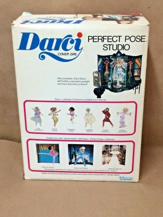 Vintage Kenner Darci Doll 1979 - PERFECT POSE STUDIO - Complete 3