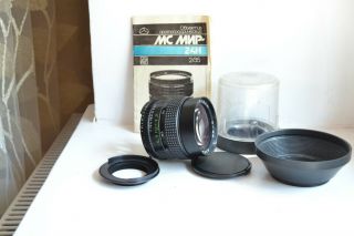 Mc Mir - 24h 24n Wide Angle Rare Lens Ussr 2/35 M42 Nikon S/n 926341 Complete Set