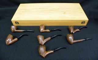 Extremely Rare Ben Wade Seven Day Tobacco Pipe Set Denmark 1970s 2