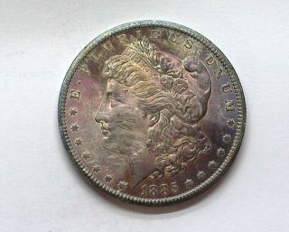 1885 - Cc Morgan Silver Dollar Gem,  Uncirculated Iridescent Rare