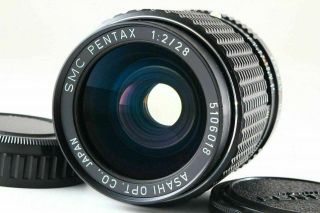 [rare B V.  Good] Smc Pentax 28mm F/2 Mf Lens Carl Zeiss W/caps From Japan 5621