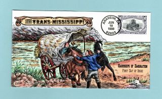 U.  S.  Fdc 3209 Rare Collins Cachet - Trans - Mississippi Set 10 Cent Value