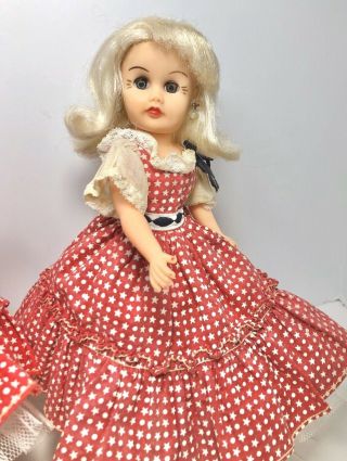 Vintage Arranbee R&B Little Miss Coty Circle P Doll in HTF Square Dance Dress 3
