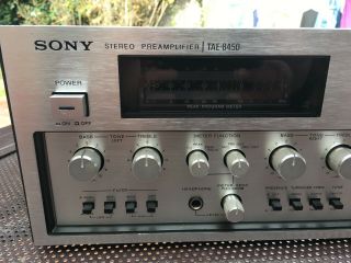 ULTRA RARE Sony TAE - 8450 Preamplifier 2