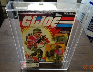 Gi Joe Vintage 1985 Bazooka Afa 34 Back Peach File Card Trooper Cobra Enemy Arah